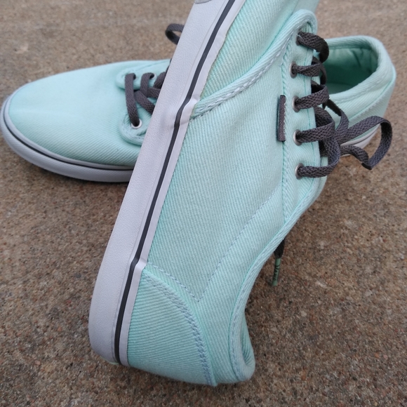 Vans women's Mint Green Sneakers - Picture 8 of 10